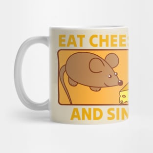 Eat Cheese And Sin Mug